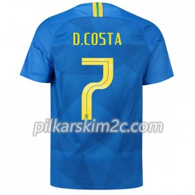 Koszulka Brazylia D.Costa 7 Precz Mistrzostwa Świata 2018 - Koszulki Piłkarskie